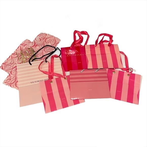 Victoria’s Secret Paper Shopping Bags Set of 6 - Picture 10 of 16